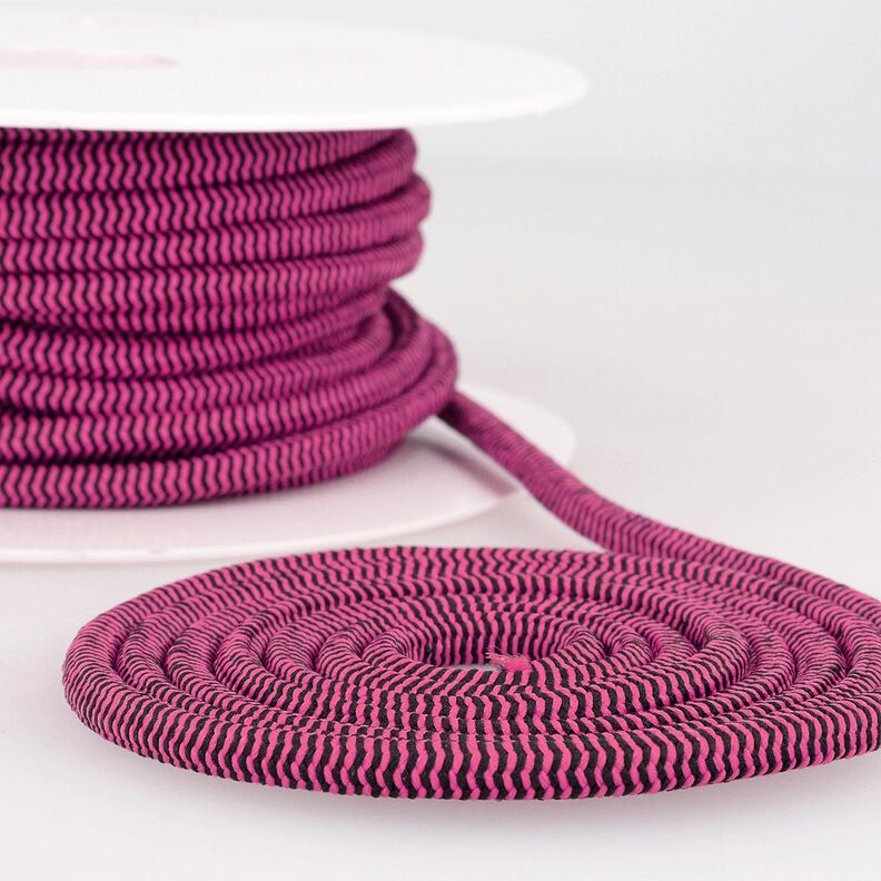 Outdoor Elastic cord [Ø 5 mm] – lilac/black,  image number 1