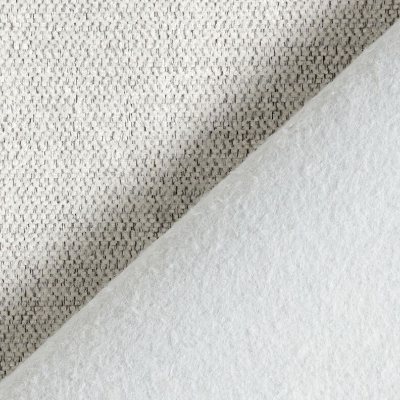 Upholstery Fabric Chenille Mottled – offwhite/silver grey,  image number 3