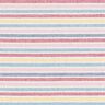 Decor Fabric Half Panama Multicoloured Stripes Recycled – purple,  thumbnail number 1