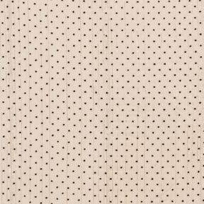 Glitter stripes and dots chiffon – light beige, 