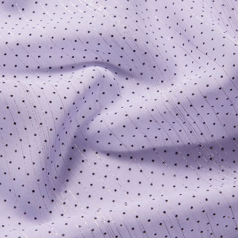 Glitter stripes and dots chiffon – mauve,  image number 2