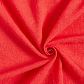 Linen look cotton fabric – coral, 