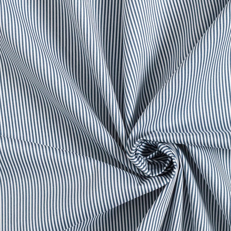 Cotton Poplin Mini stripes – anthracite/white,  image number 3