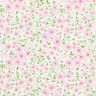 Decor Fabric Sateen sea of blooms – light pink/white,  thumbnail number 1