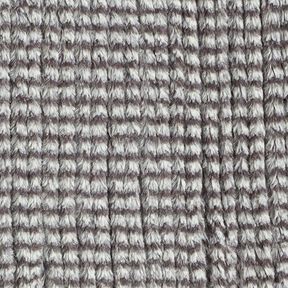 Chunky Knit-Look Faux Fur – grey, 