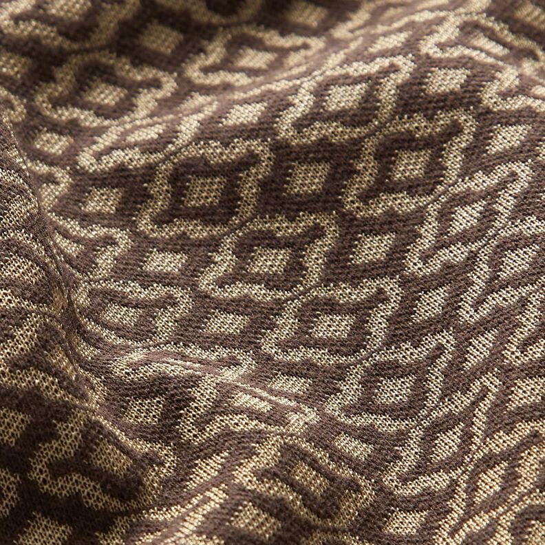 jacquard knit diamonds – beige/brown,  image number 3