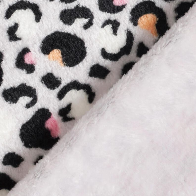 Cosy Fleece Leopard print – misty grey,  image number 4