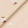 Cotton Jersey Little Foxes – sand,  thumbnail number 4