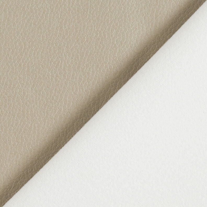 Upholstery Fabric Imitation Leather light embossing – taupe,  image number 3