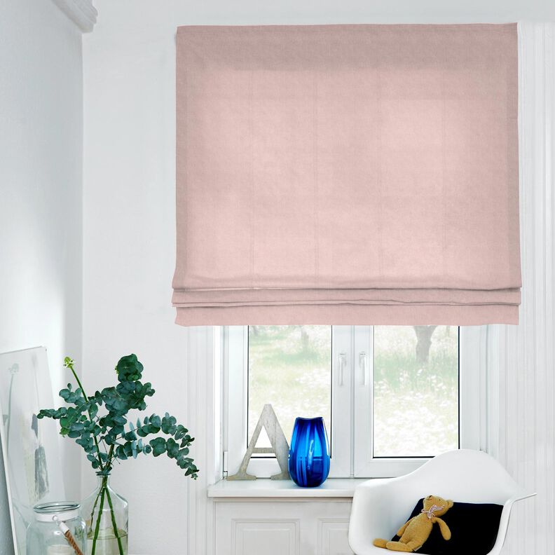 Lightweight linen blend pre-washed – light dusky pink,  image number 8