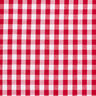 Cotton Vichy check 1 cm – red/white,  thumbnail number 1