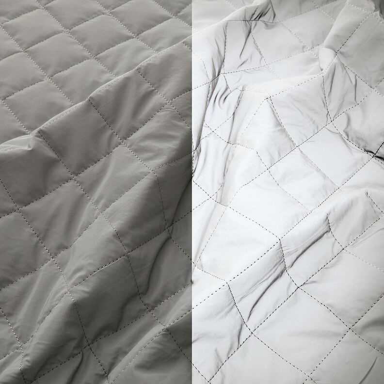 Quilted Fabric Reflective – grey,  image number 3