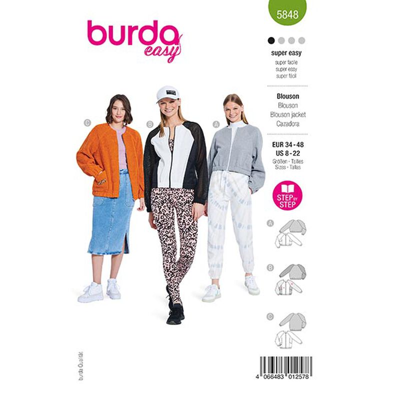 Blouson | Burda 5848 | 34-48,  image number 1