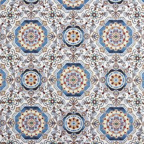 Decor Fabric Tapestry Fabric Oriental Mandala – blue/ivory, 