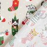 Cotton Cretonne Christmas Cats – natural,  thumbnail number 4