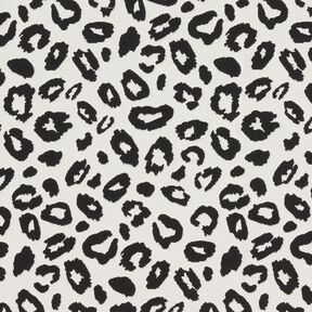 Decor Fabric Jacquard leopard print – ivory/black, 