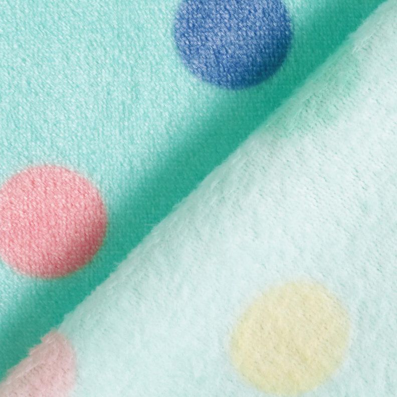 Cosy Fleece colourful dots – mint,  image number 4