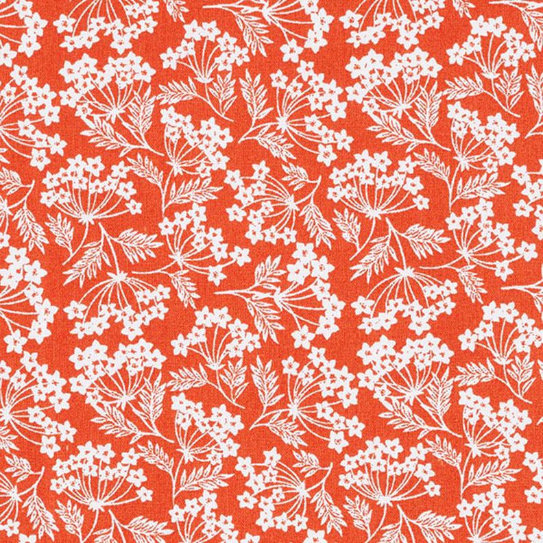 Cotton Cretonne Small Umbels – terracotta,  image number 1