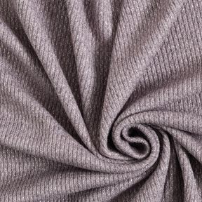 glitter ribbed knit – mauve/silver, 