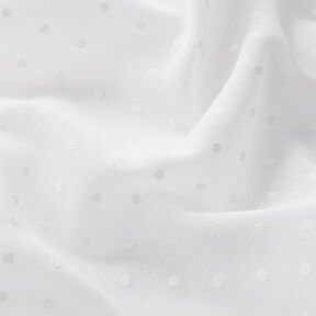 Curtain Fabric Fine Dots 300 cm – white, 