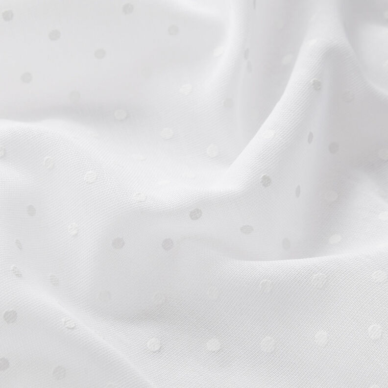 Curtain Fabric Fine Dots 300 cm – white,  image number 3