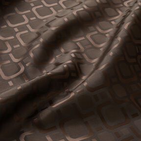 Lining Fabric Jacquard Retro Pattern – dark brown, 