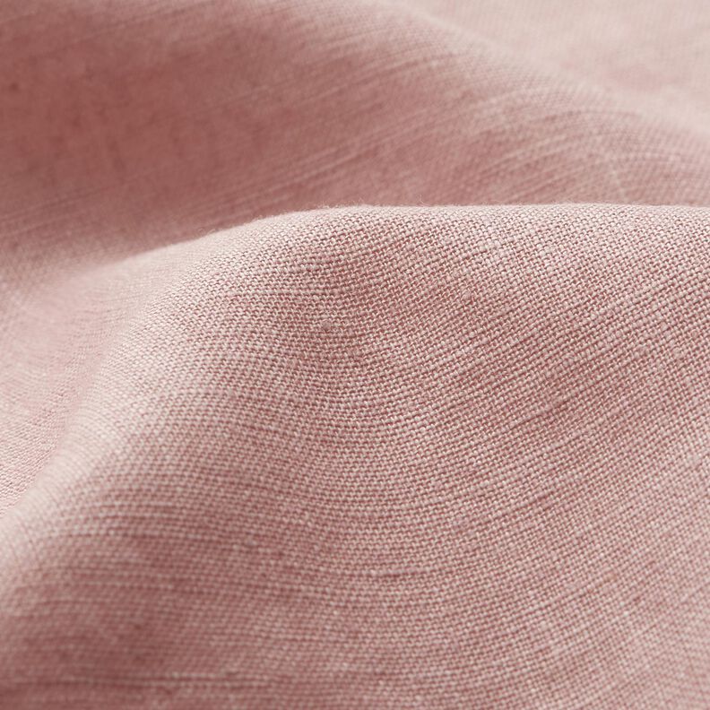 Lightweight linen blend pre-washed – light dusky pink,  image number 3