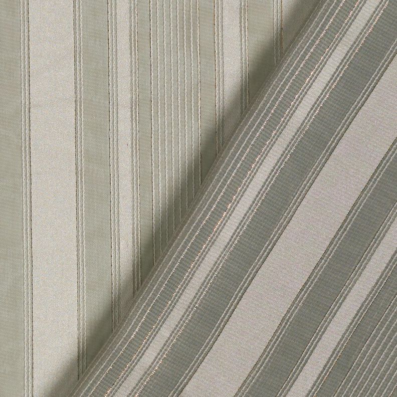 Chiffon Satin stripes with Glitter – silk grey,  image number 4