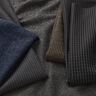 Wool blend fine stripes – midnight blue/denim blue,  thumbnail number 4