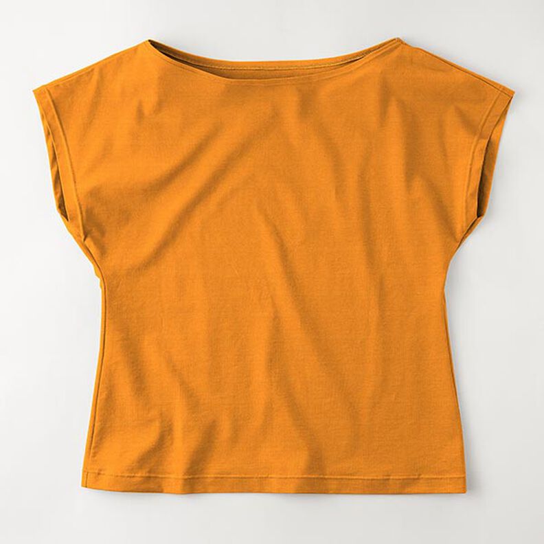 Medium Cotton Jersey Plain – orange,  image number 8