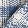 Coat Fabric Cotton Blend checked – blue grey/ivory,  thumbnail number 4