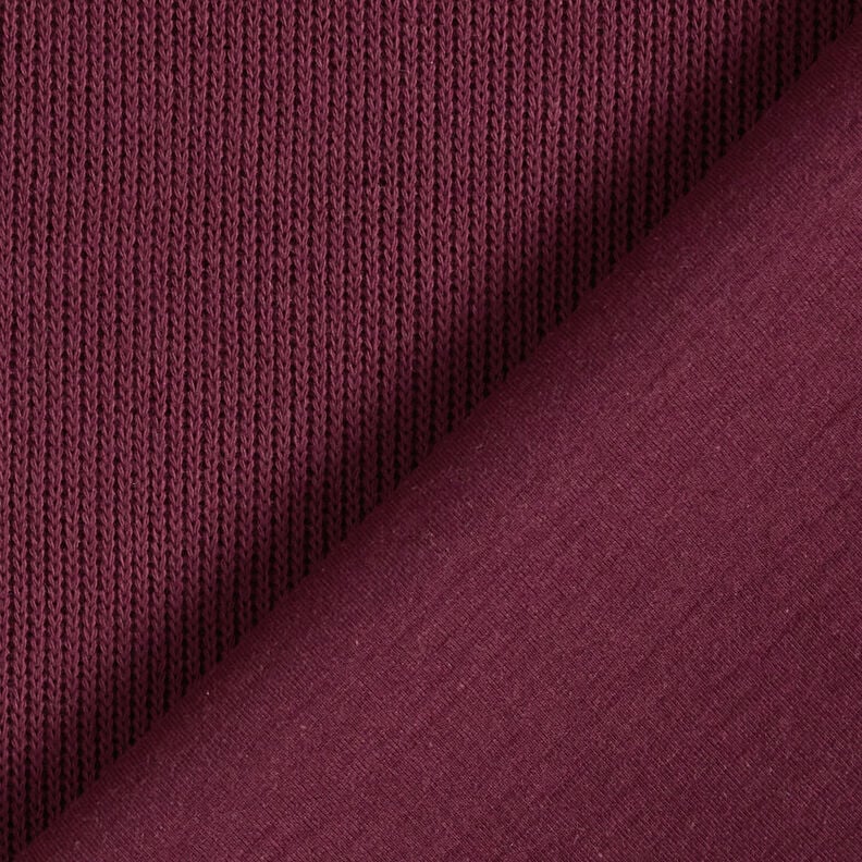 Interlock Knit – merlot,  image number 3