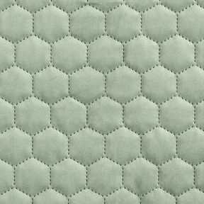 Upholstery Fabric Velvet Honeycomb Quilt – reed, 