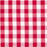 Cotton Vichy check 1,7 cm – red/white,  thumbnail number 1