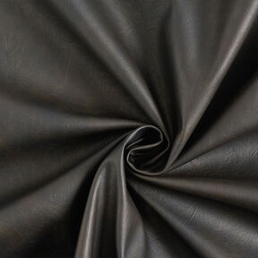 Plain vintage look faux leather – black, 