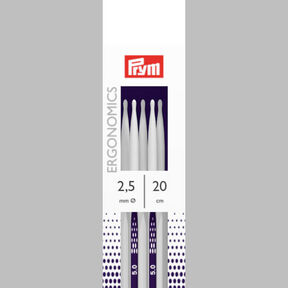 2.5 | 20 cm Sock Knitting Needle Ergonomics | Prym, 