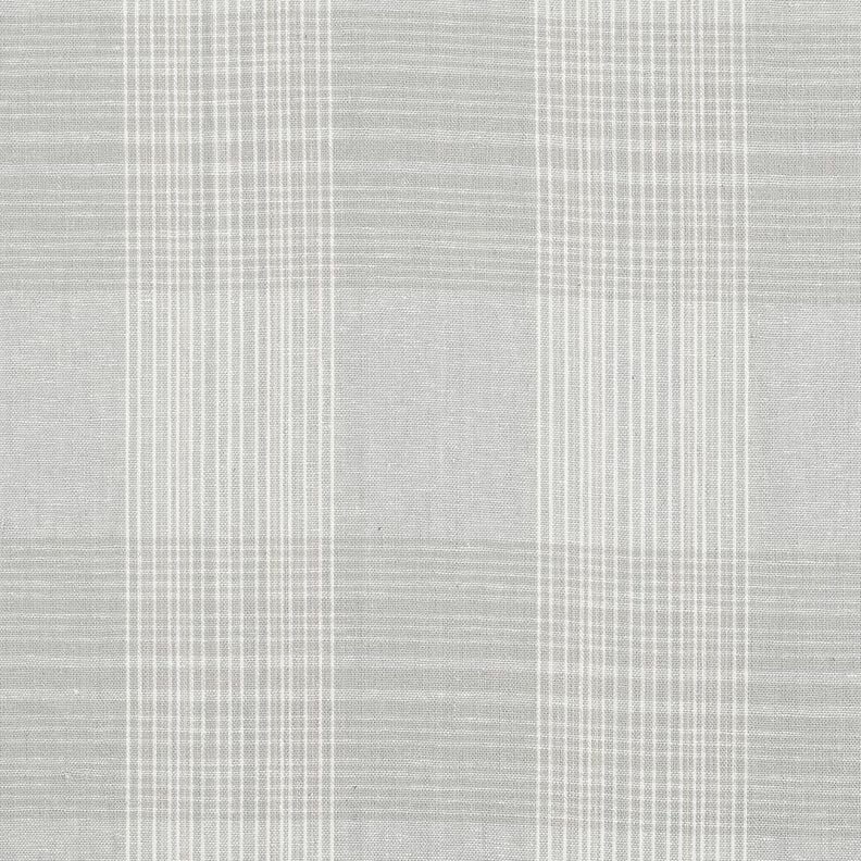 Linen blend check – light grey,  image number 1