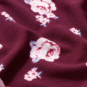 Roses Polyester Jersey – merlot, 