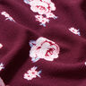 Roses Polyester Jersey – merlot,  thumbnail number 2