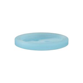 Basic 2-Hole Plastic Button - light blue, 