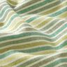 Decor Fabric Half Panama Multicoloured Stripes Recycled – light green,  thumbnail number 2