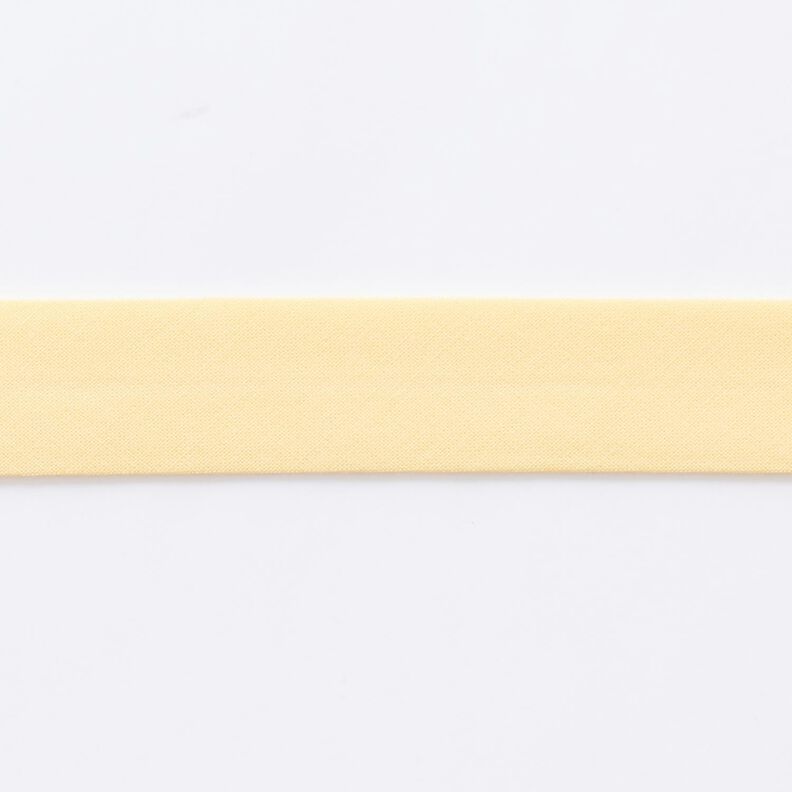 Bias binding Organic cotton [20 mm] – vanilla yellow,  image number 1