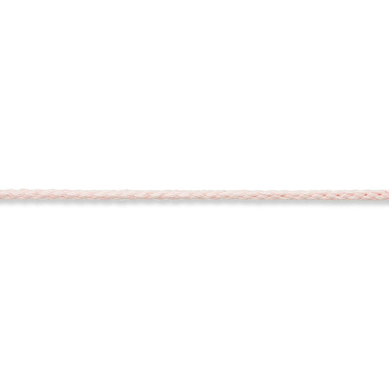 Cotton cord [Ø 3 mm] – light dusky pink,  image number 2