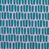 Coated Cotton Brushstrokes – pastel violet/petrol,  thumbnail number 1