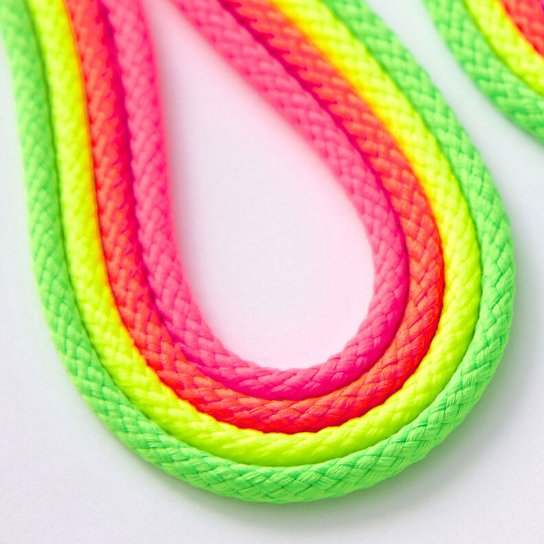 Anorak cord [Ø 4 mm] – neon orange,  image number 3