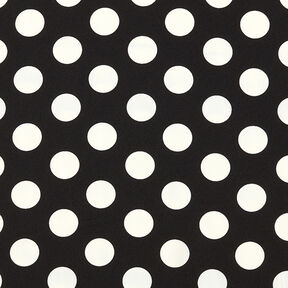 Crepe Weave polka dots [2.5 cm] – black, 