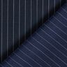 Woollen cloth pinstripe – midnight blue/white,  thumbnail number 3