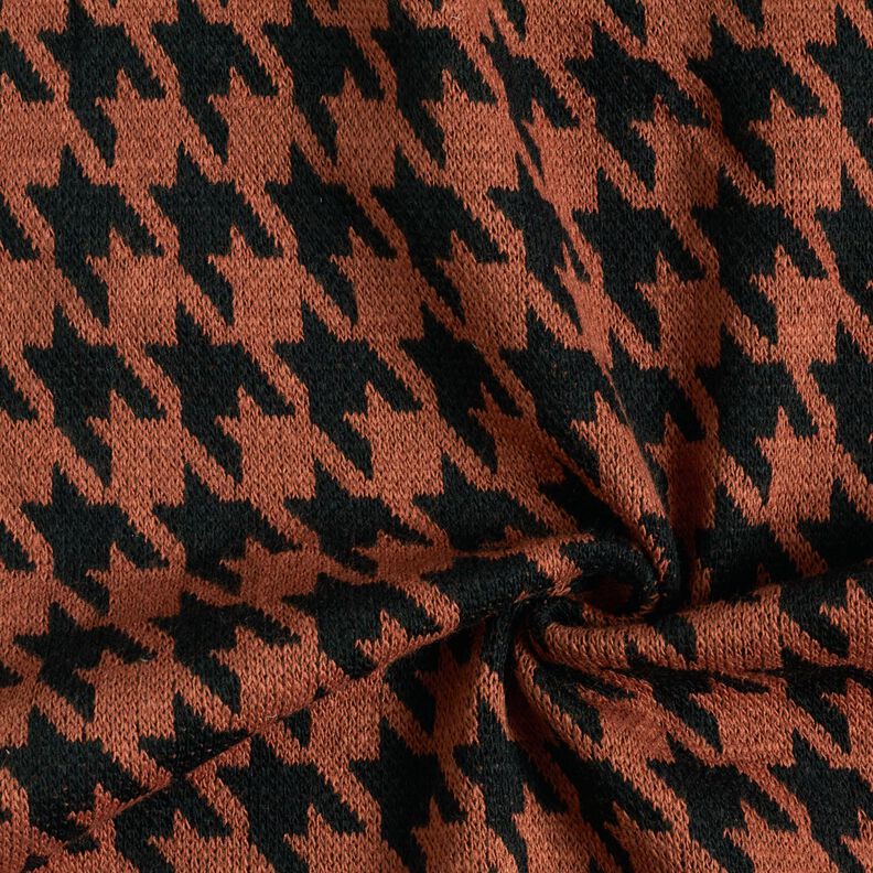 Houndstooth knit – copper/black,  image number 4