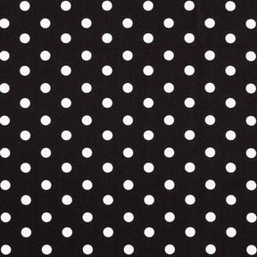 Cotton Poplin Large Dots – black/white, 