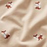 Cotton Jersey Little Foxes – sand,  thumbnail number 2